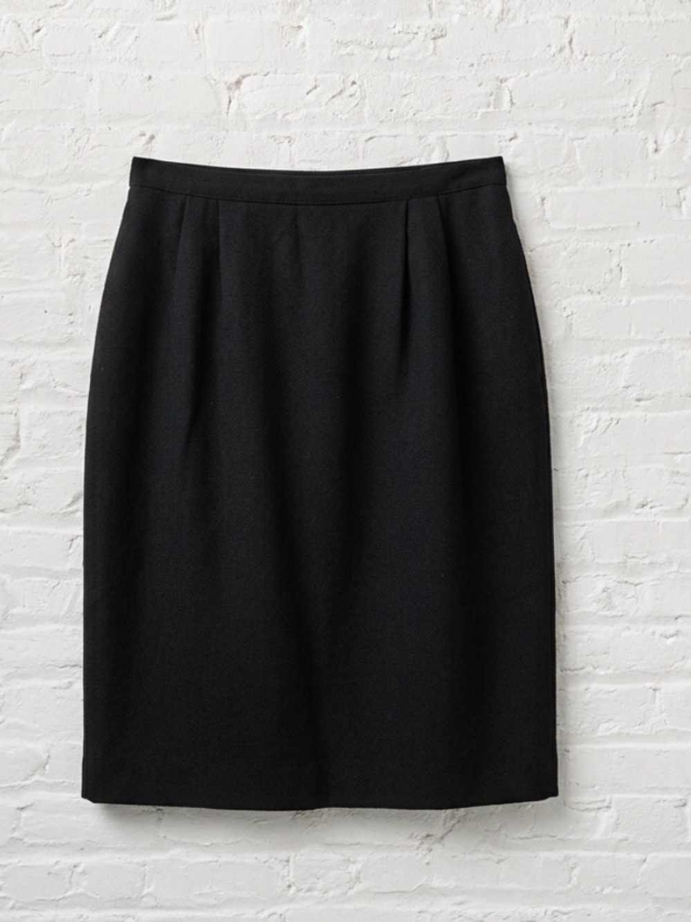 Jacqueline Ferrar Wool Black Pencil Skirt - Tailored Silhouette